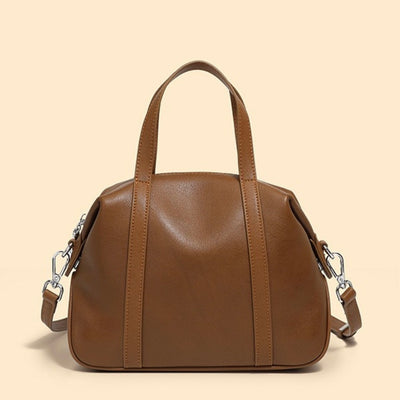 Women’s Genuine Leather Boston Pillow Bag
