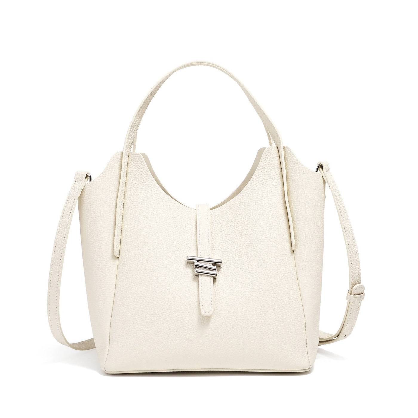 Women’s Genuine Leather Commuter Top Handle Crossbody Shoulder Bag In Minimalist Style