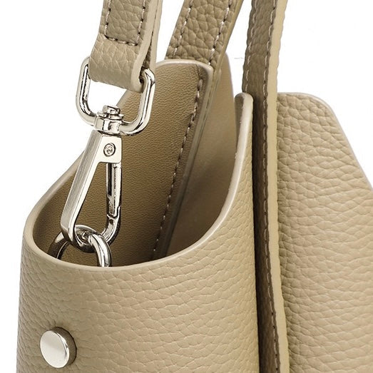 Women’s Genuine Leather Commuter Top Handle Crossbody Shoulder Bag In Minimalist Style