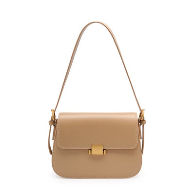 Luxury Minimalist Women's Genuine Leather Shoulder Crossbody Bag
