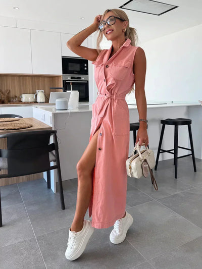 Maxi Denim Dress