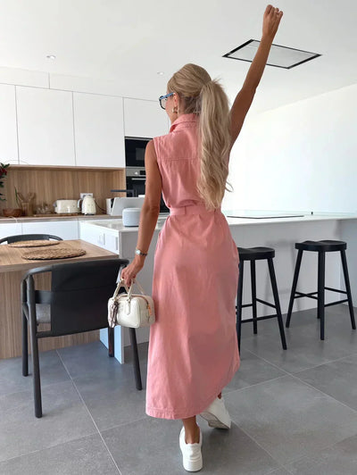 Maxi Denim Dress