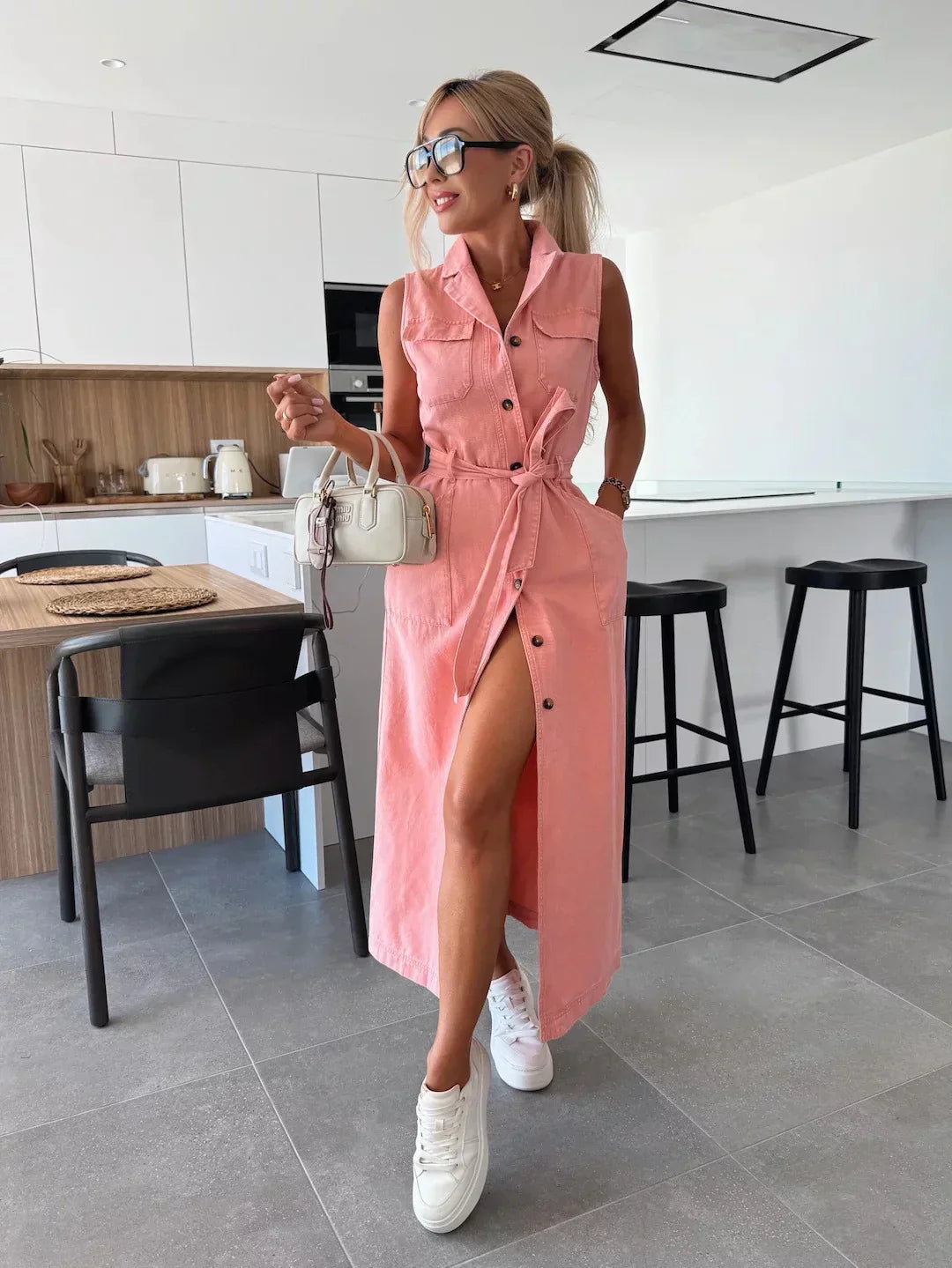 Maxi Denim Dress
