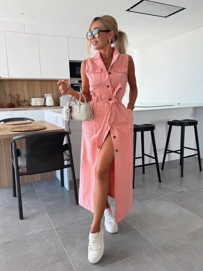 Maxi Denim Dress