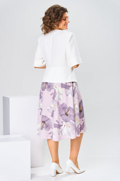 High-quality cotton and silk dress