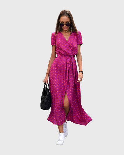 SILVIA - V-Neck Airy Dress