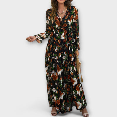 Juna - Elegant Floral Maxi Dress