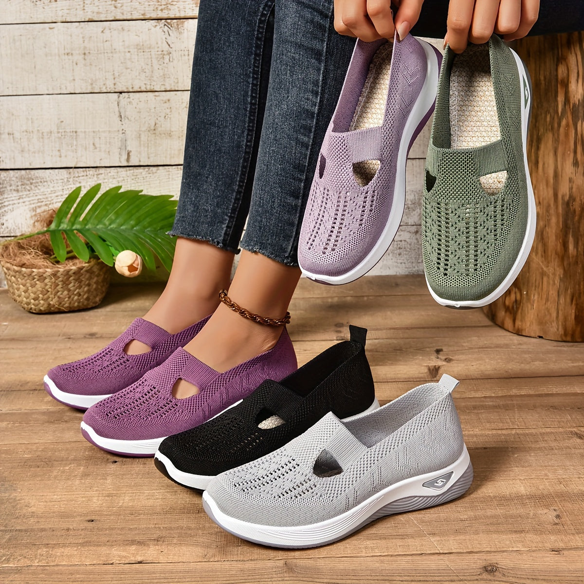 Breathable Slip-On Shoes