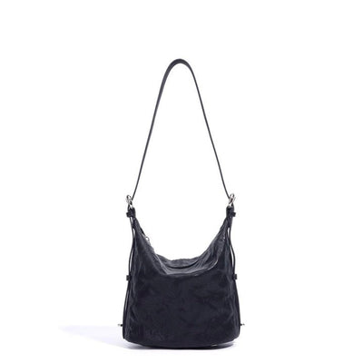 Women's Soft Genuine Leather Minimalist Crossbody Shoulder Bag