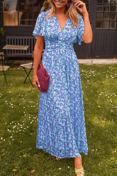 SUSANNE - ELEGANT V-NECK GODDESS DRESS