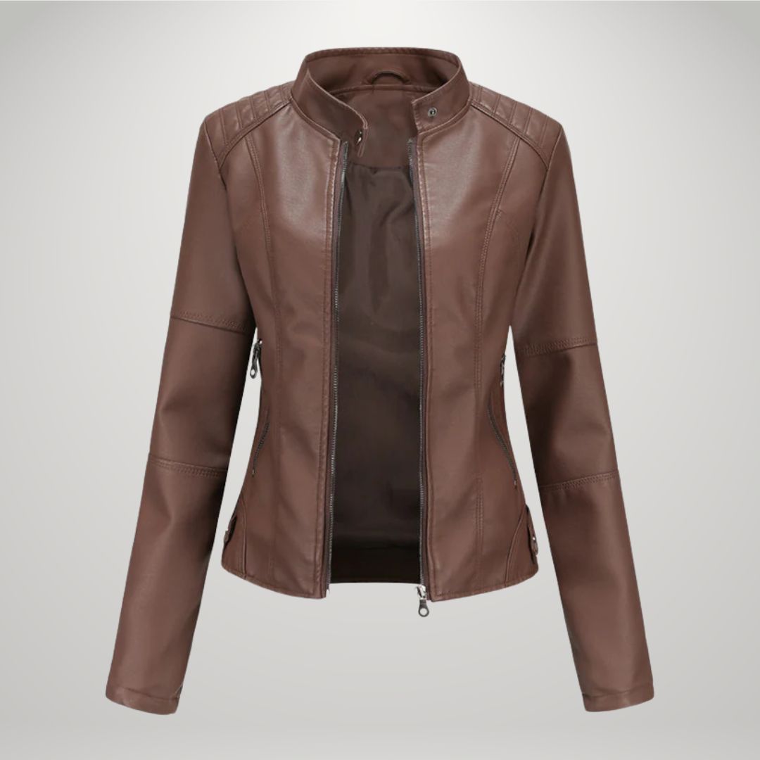 Sophia™ Casual Leather Jacket